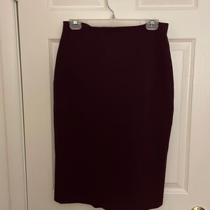 NY&C Burgundy Skirt Sz 6
